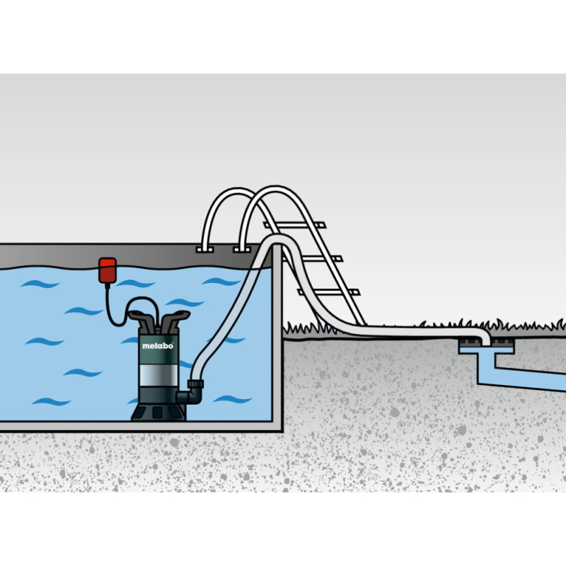 Metabo Submersible pump for clean water PS 15000 S, 850W, 15000l/h (0251500000)