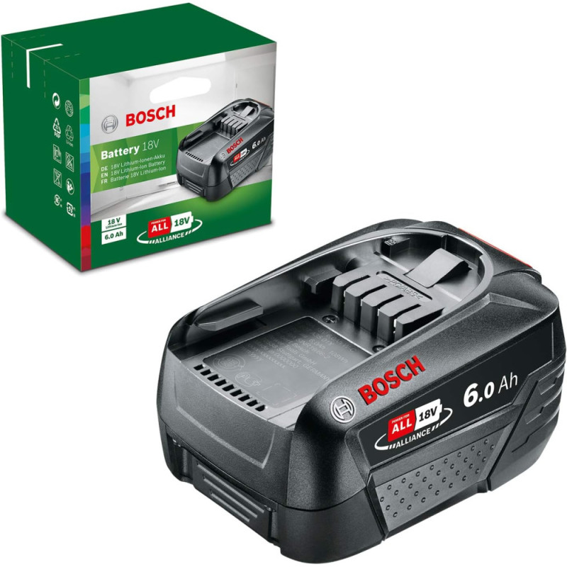 Bosch Акумулятор PBA, 18В, 6А·год, 0.7кг (1.600.A00.DD7)