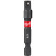 Milwaukee ShW adapter, from 1/4 '' Hex to 1/4 '', for socket heads (4932471826)