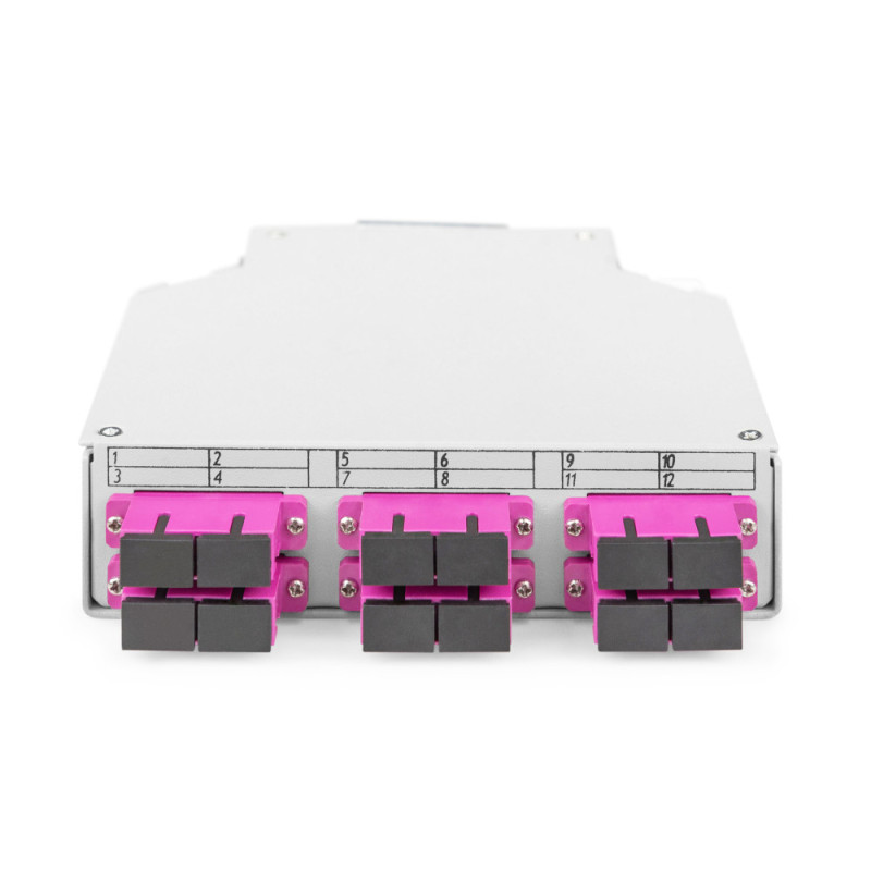 Digitus Оптичний бокс DIGITUS DIN Rail, 6xSC DX, OM4, в комплекті (DN-963850-4)