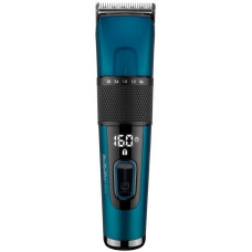BaByliss E990E, Hair clipper, 8 attachments, case, blue