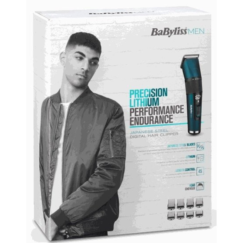 BaByliss Машинка для стрижки волос E990E, синий