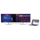 Dell Monitor 27  U2724DE HDMI, DP, USB-C, RJ-45, Audio, IPS, 2560x1440, 120Hz, sRGB 100%, Pivot (210-BKTV)