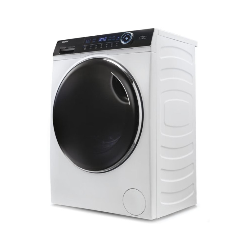 Haier Прально-сушильна машина фронтальна, 8(5)кг, 1400, A, 55см, дисплей, пара, інвертор, люк чорний, прямий привід, білий (HWD80-B14979)