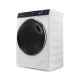 Haier Прально-сушильна машина фронтальна, 8(5)кг, 1400, A, 55см, дисплей, пара, інвертор, люк чорний, прямий привід, білий (HWD80-B14979)