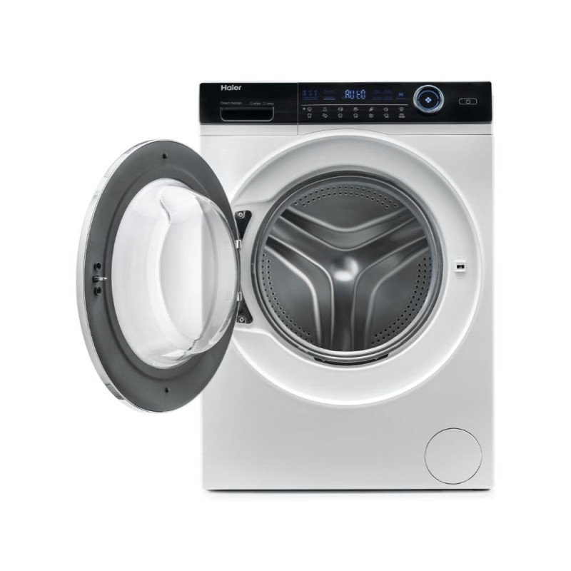 Haier Прально-сушильна машина фронтальна, 8(5)кг, 1400, A, 55см, дисплей, пара, інвертор, люк чорний, прямий привід, білий (HWD80-B14979)