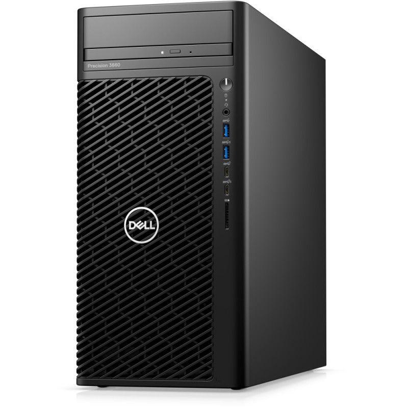 Dell WS Precision 3660 MT, Intel i7-13700, 16GB, F512GB, ODD, UMA, kb+m, Win11P (N103P3660MT)