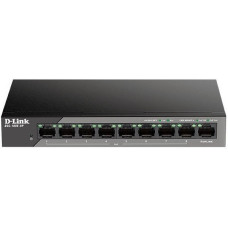 D-Link Switch DSS-100E-9P 8xFE PoE, 1xGE, 92W PoE