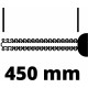 Einhell Telescopic battery hedge trimmer GC-HH 18/45 Li T - Solo PX, 18V 450m, 3.5kg (without battery and charger) (3410585)