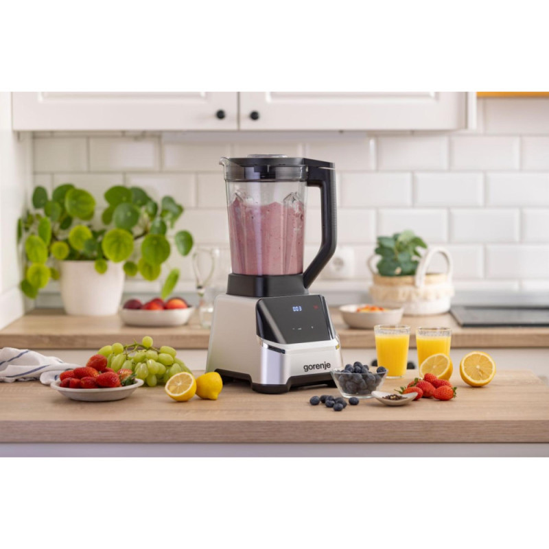 Gorenje Gorenje stationary blender 1500W, bowl-2000ml, displey, chopper, black-inox (BP1500DE)