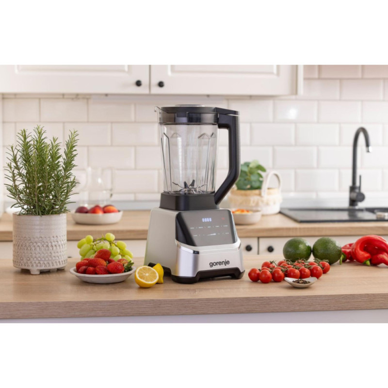 Gorenje Gorenje stationary blender 1500W, bowl-2000ml, displey, chopper, black-inox (BP1500DE)