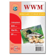 Фотобумага WWM 10x15 (G225.F20/ G225.F20/С)