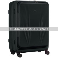 Wenger Валіза Wenger Skyon Hardside Large, велика, полікарбонат, TSA, 4 колеса, розширення, чорний (653566)