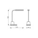 Настольная лампа Philips LED Reading Desk lamp Bucket біла (929003241107)