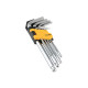 Tolsen hex keys, set of 9 pieces, ball tip, CrV, 1.5-10mm (20053)