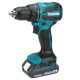 Makita Шурупокрут-дриль акумуляторний Makita DDF490WV 18В 2х2А·год 27·65Нм 0-500·0-1900об/хв кейс 1.4кг