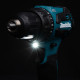 Makita Шурупокрут-дриль акумуляторний Makita DDF490WV 18В 2х2А·год 27·65Нм 0-500·0-1900об/хв кейс 1.4кг