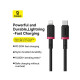 Дата кабель USB-C to Lightning 2.0m 20W red+black Baseus (P10377800U01-03)