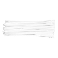 Neo Tools Cable Tie, 75pcs, Plastic, 4.8x300mm, White (01-609)