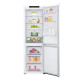 LG ref with bottom freezer, 186x60x68,2 white (GW-B459FVLW)