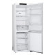 LG ref with bottom freezer, 186x60x68,2 white (GW-B459FVLW)