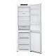 LG ref with bottom freezer, 186x60x68,2 white (GW-B459FVLW)