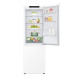 LG ref with bottom freezer, 186x60x68,2 white (GW-B459FVLW)