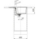 Franke Мойка кухонная Franke Urban, фрагранит, прямоуг., с крылом, 620х500х220мм, чаша- 1, врезная, оборотная,UBG 611-62, черный матовый (114.0699.235)