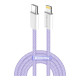 Дата кабель USB-C to Lightning 1.0m 27W purple ColorWay (CW-CBPDCL061-PU)