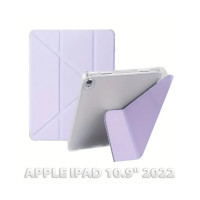 Чехол для планшета BeCover Ultra Slim Origami Transparent Apple iPad 10.9" 2022/24/11" 2025 Purple (712941)