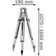 Bosch BT170HD tripod for optical levels, 5/8 , 107-165 cm, 5.5 kg (0.601.091.B00)