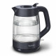 Tefal Electric kettle Tefal Morning Glass Kettle, 1.7L, glass, black (KO2G08E0)