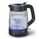 Tefal Electric kettle Tefal Morning Glass Kettle, 1.7L, glass, black (KO2G08E0)