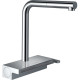 Hansgrohe Смеситель для кухни Aquno Select M81, дл.излива - 210мм, поворотный, вытяжной, 1 рычаг, хром (73836000)