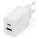 Зарядное устройство Digitus 1xUSB-C + 1xUSB 30W GaN (DA-10301)