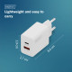 Зарядное устройство Digitus 1xUSB-C + 1xUSB 30W GaN (DA-10301)