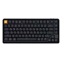Keychron Mechanical keyboard J1 82Key, K pro Brown, WL/BT/USB-A, QMK, Hot-swap, EN/UKR, RGB, black (J1-H3-UA)