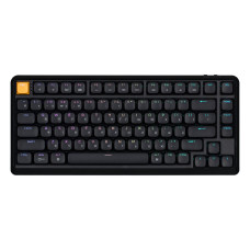 Keychron Клавиатура механическая J1 82Key, K pro Brown, WL/BT/USB-A, QMK, Hot-swap, EN/UKR, RGB, черный (J1-H3-UA)