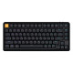 Keychron Mechanical keyboard J1 82Key, K pro Brown, WL/BT/USB-A, QMK, Hot-swap, EN/UKR, RGB, black (J1-H3-UA)