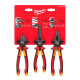 Milwaukee Набір шарнірно-губцевого інструменту Milwaukee діелектричного VDE до 1000Вт 3шт (4932464575)