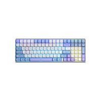 Клавиатура Aula S100pro RGB KRGD Red Switch Wireless/Bluetooth/Type-C UA White/Blue (6948391205762)