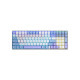 Клавиатура Aula S100pro RGB KRGD Red Switch Wireless/Bluetooth/Type-C UA White/Blue (6948391205762)
