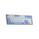 Клавиатура Aula S100pro RGB KRGD Red Switch Wireless/Bluetooth/Type-C UA White/Blue (6948391205762)