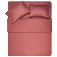 ARDESTO Fitted Sheet Mix&Match, sateen, copper, 160x200+30cm, 100% cotton (ART1620FSO)