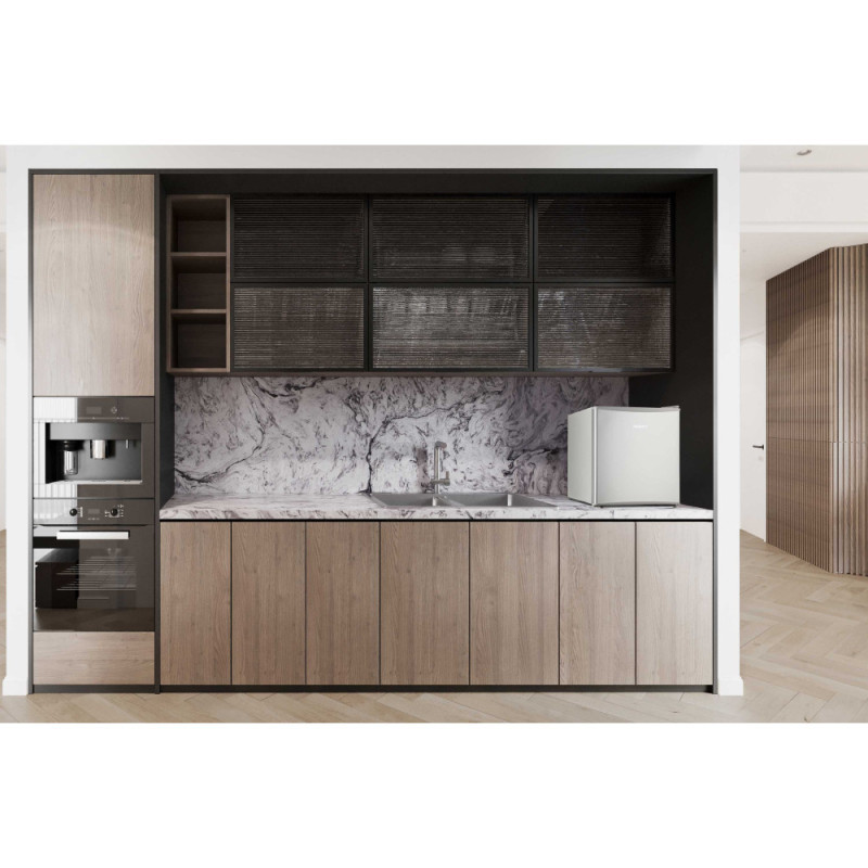 ARDESTO Ref mini, 49.2x47.2x45, 43L, A+, ST, silvery (DFM-50X)