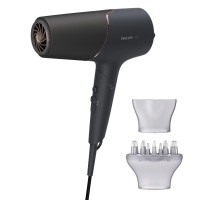 Philips Фен 5000 Series, 2300 Вт, 3 режими, дифузор, іоніз-я, хол. обдув, чорний (BHD538/30)