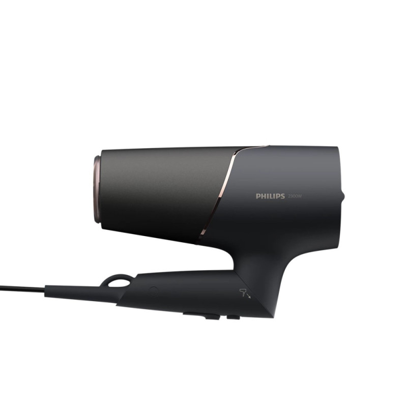 Philips hair dryer 5000 Series, 3W, 3 modes, diffuser, ionization, cold blowing, black (BHD538/30)