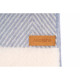 ARDESTO Blanket Leonardo Bianco, 140x200cm, 100% wool, blue (ART0503LB)
