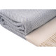 ARDESTO Blanket Leonardo Bianco, 140x200cm, 100% wool, blue (ART0503LB)