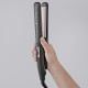 Remington hair straightener ProLuxe Midnight Edition, 52V, temp. modes-10, 150-230С, display, ceramics, black (S9100B)